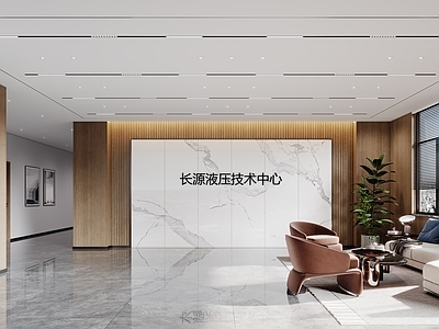 现代公司接待大厅