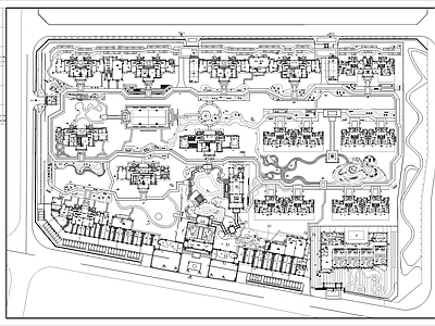 福建漳浦建发玺院大区住宅景观方案文本全套施工图 居住区景观