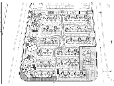 江苏院宁波湾头地块住宅大区景观方案全套施工图 居住区景观
