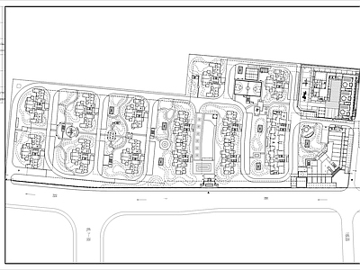 天悦和苑二期农民安置房住宅景观方案全套施工图 居住区景观