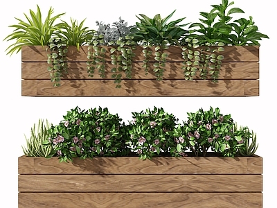 现代植物花箱 户外花箱