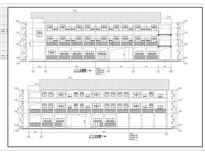 田园风格养老院建筑施工图 疗养院