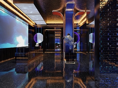 现代足浴店前厅 区