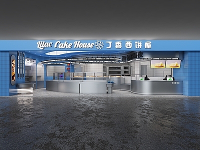 现代甜品面包店