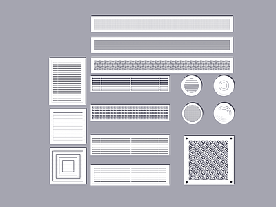 现代空调出风口