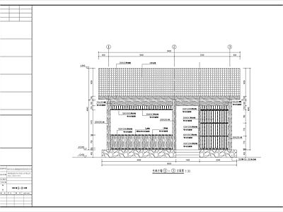 竹林小铺景观亭设计详图