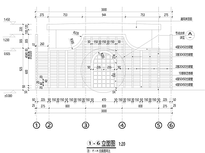 通风井铁艺外装饰施工图