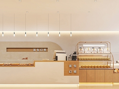 现代面包店 甜品面包店