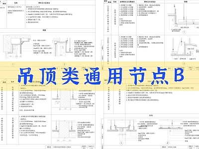 32个吊顶类通用节点