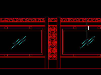 党建宣传栏节点详图施工图 景观小品