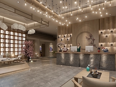 全套轻奢中式足浴会所CAD施工图