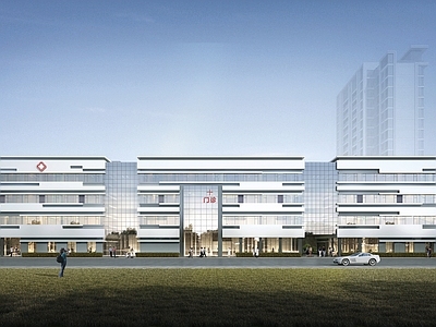 现代风格社区医院