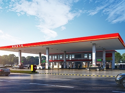现代加油站
