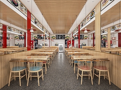 现代快餐店