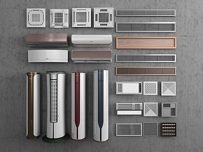 空调 立式空调 挂式空调 空调出风口 空调柜机 中央空调 空调外机 挂式空调