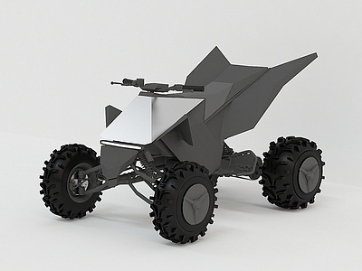 特斯拉越野摩托车 Cyberquad 电动摩托车 特斯拉摩托车 沙滩摩托