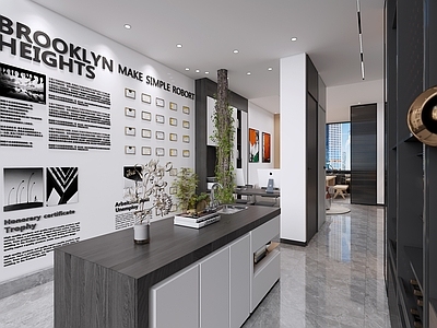 现代全屋定制店