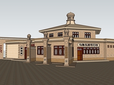 伊斯兰奇石馆建筑