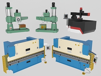 机械设备 工业设备 摇臂钻 折弯机 钻孔机 水刀拼花 数控设备