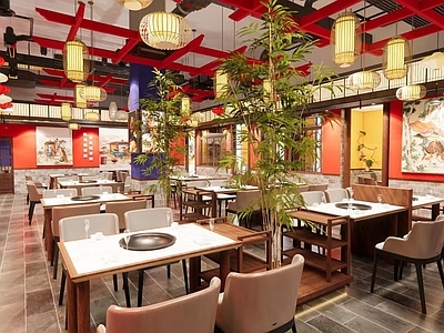 新中式火锅店