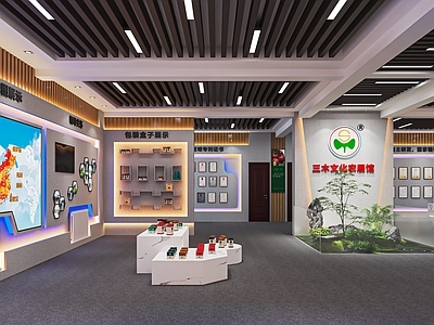 现代公司展厅 产品 企业科技展厅 展馆 展示墙 文化墙 企业墙