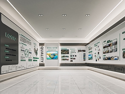 现代公司展厅 产品展台 企业科技展厅 展馆 展示墙 文化墙 企业墙