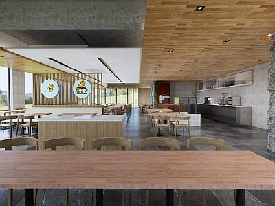 现代自助餐厅