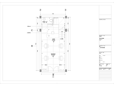 现代简约美发沙龙店全套施工图