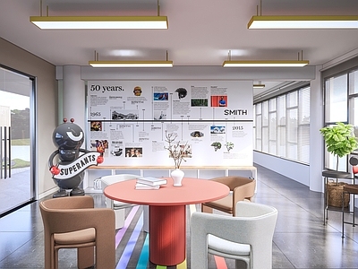 现代办公空间研学课堂公司展示