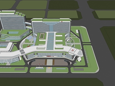 现代医疗建筑 综合医院