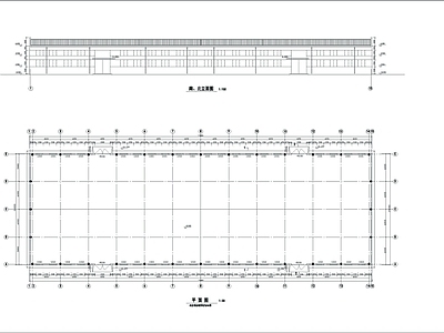 成品仓库建筑 施工图 工业建筑