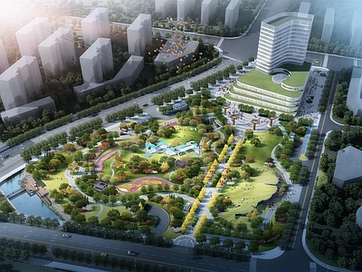 现代公园景观