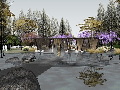 文旅景观施工图 效果图 施工图