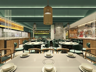 现代火锅店