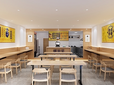 现代快餐店 餐馆 螺蛳粉