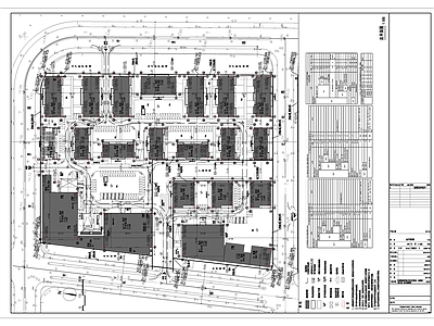 现代简约总部旭辉虹桥办公建筑施工图