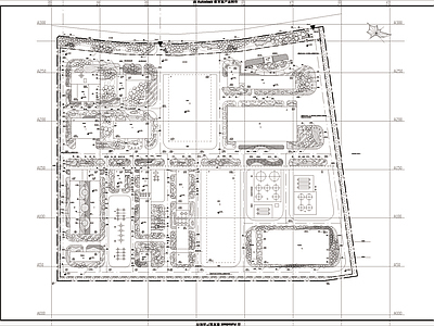 草甘膦原粉建设项目总平图