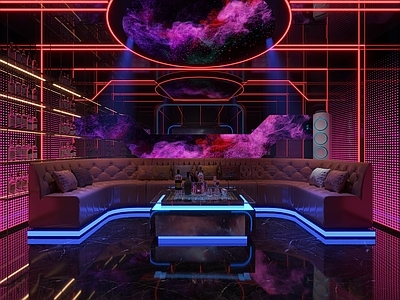 现代KTV 包厢