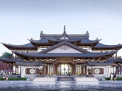 中式古建筑外观