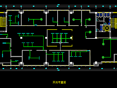 现代简约办公室  施工图