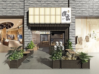 现代甜品面包店