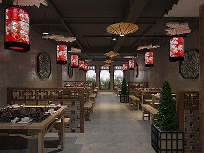 新中式火锅店
