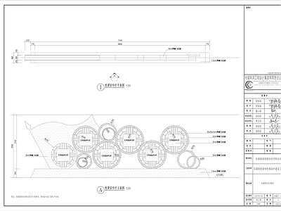 党建宣传栏大样图 节点详图 景观小品