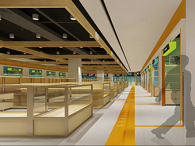 全套商场CAD 施工图 效果图