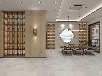 新中式烟酒店