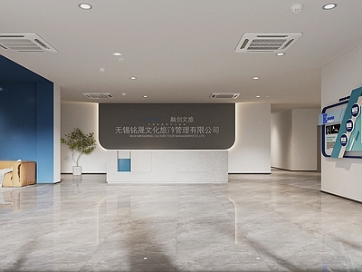 现代公司大堂