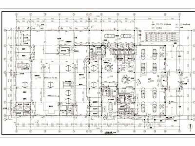 凯迪拉克4S店建筑cad图 施工图 展销厅