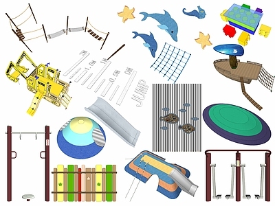儿童游乐设施组合