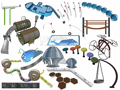 儿童游乐设施组合