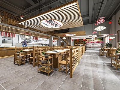 新中式火锅店